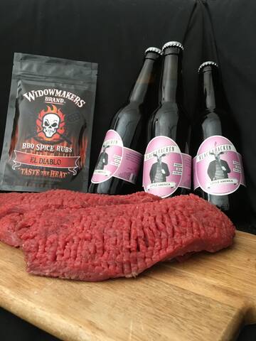 Grillschnitzel av nöt